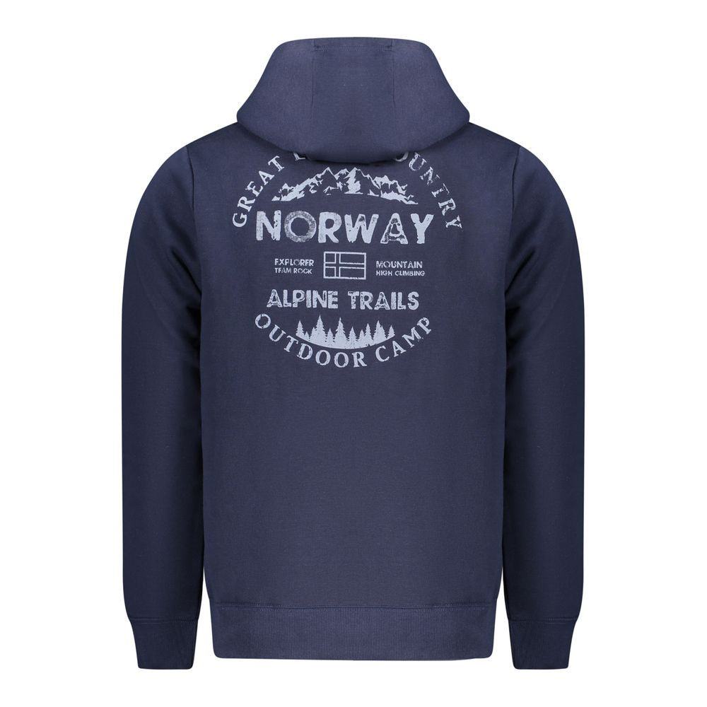 Braunes Baumwoll-Herren-Sweatshirt