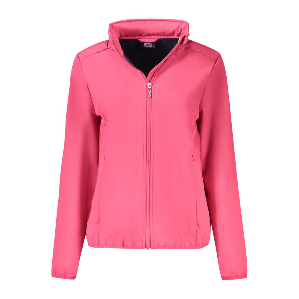 Pink Polyester Women's Jacket