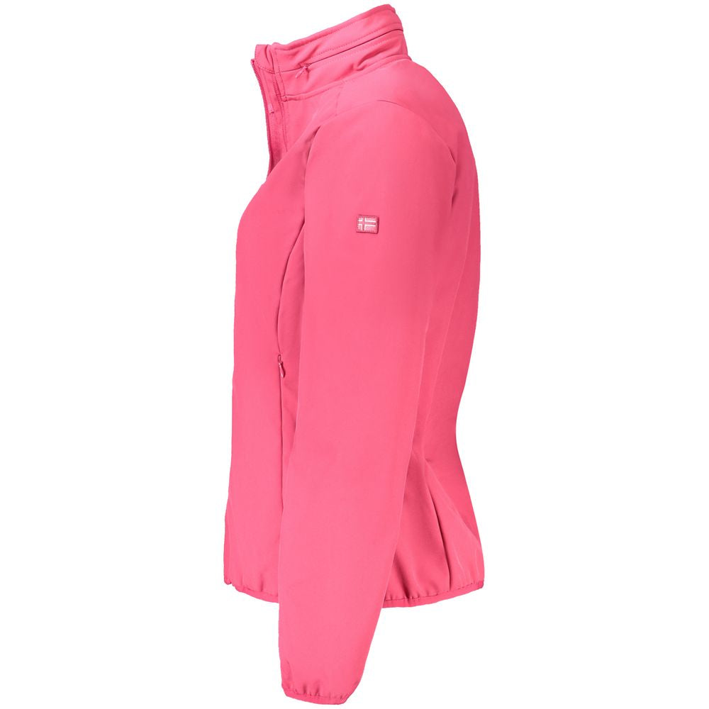 Pink Polyester Women's Jacket