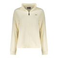 White Cotton Women Sweatshirt