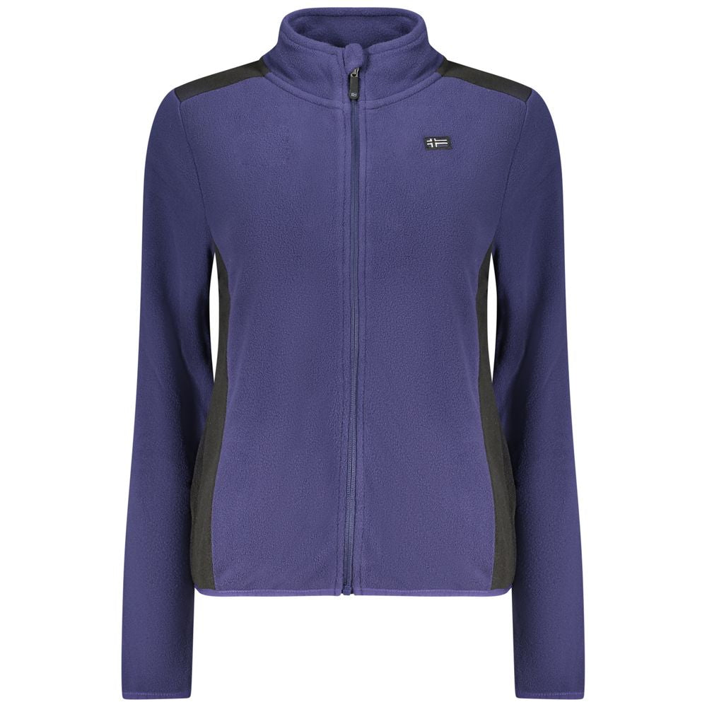 Blaues Polyester-Damen-Sweatshirt