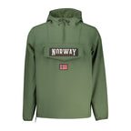 Grüne Polyester Herrenjacke