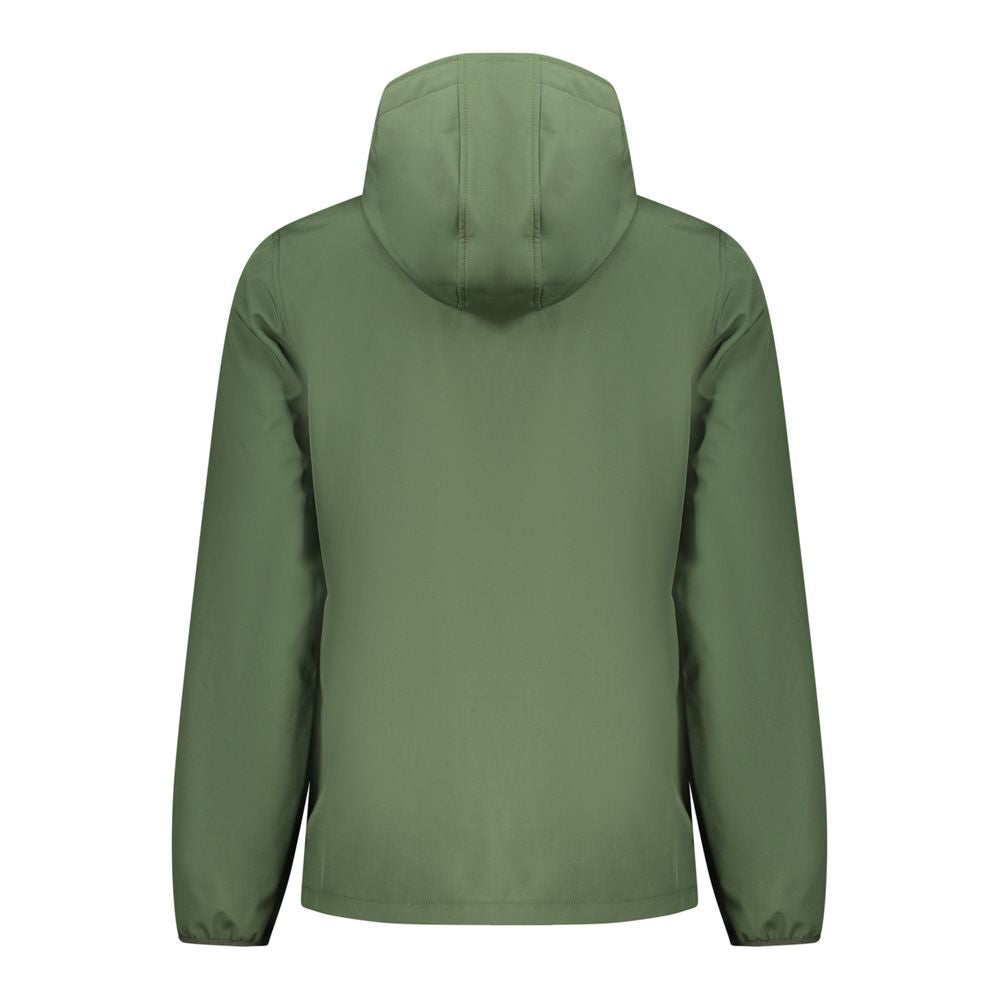 Grüne Polyester Herrenjacke