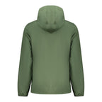 Grüne Polyester Herrenjacke