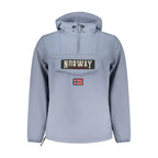 Blu Polyester Men's Jacket