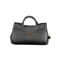 Damenhandtasche aus schwarzem Polyurethan
