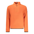 Arancione Polyester Men Sweatshirt