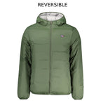 Grüne Polyester Herrenjacke