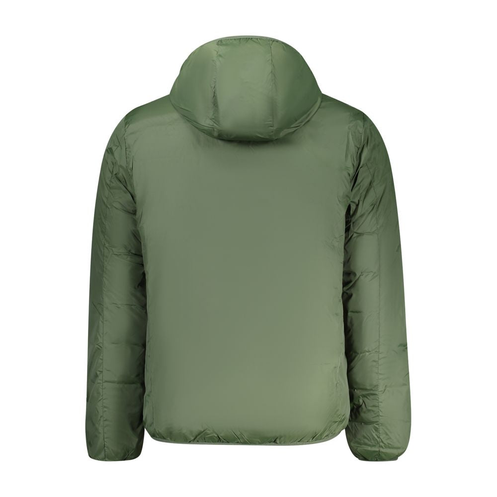 Grüne Polyester Herrenjacke