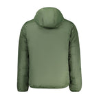 Grüne Polyester Herrenjacke