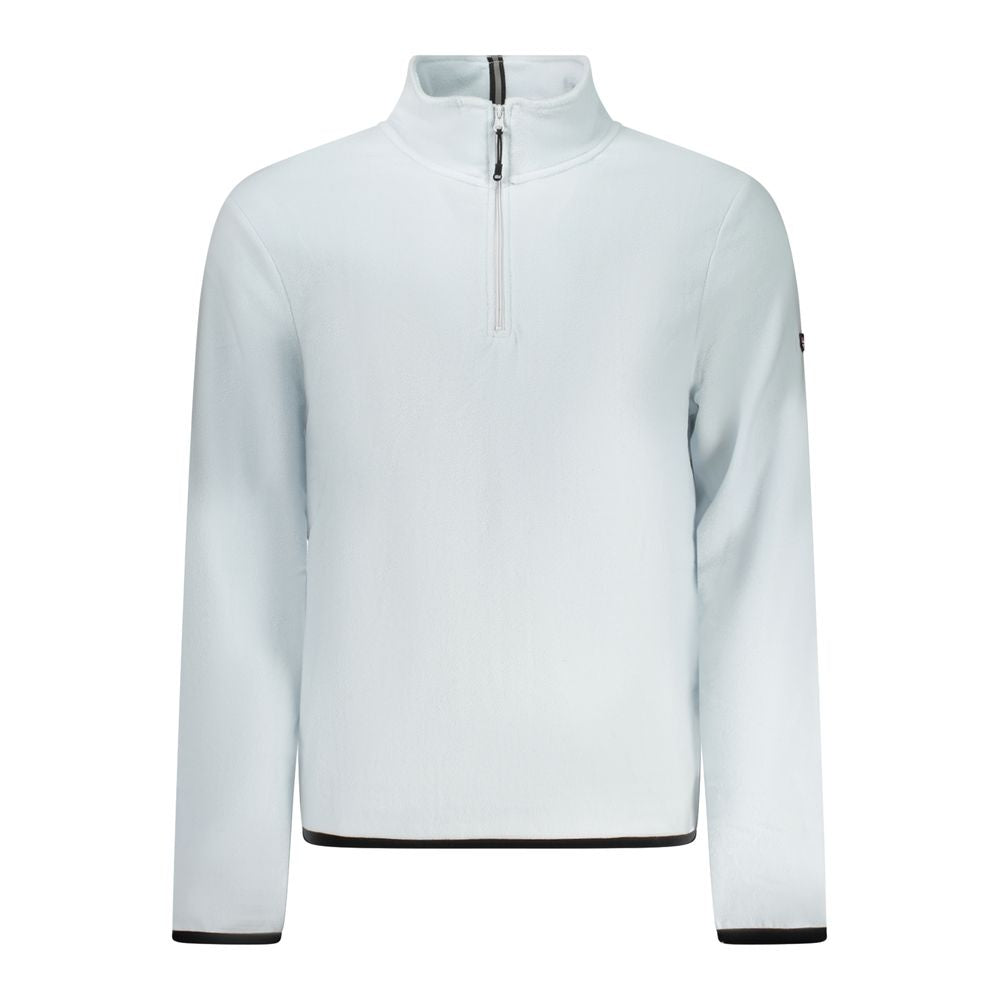 Blue Polyester Men's Sweatshirt