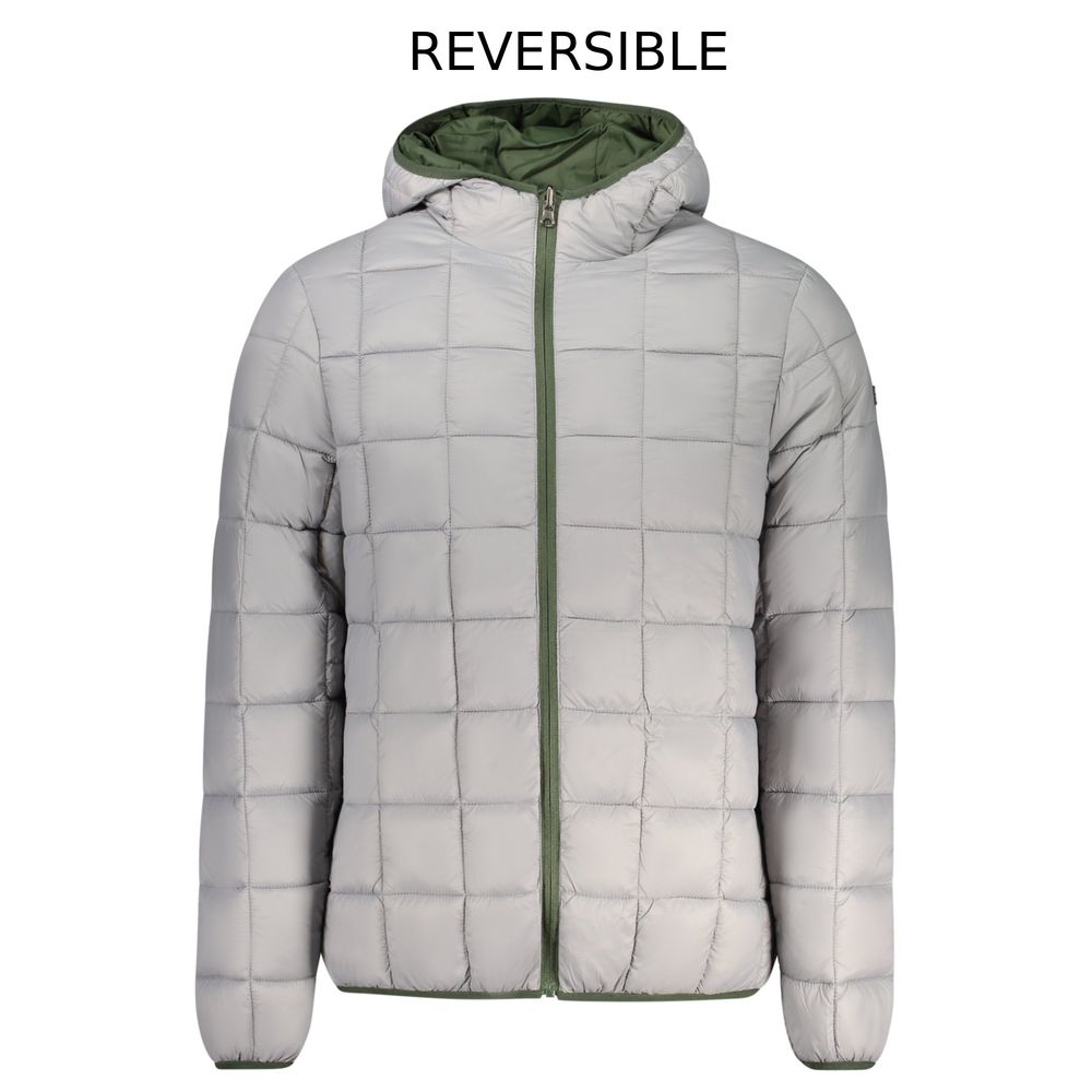 Grüne Polyester Herrenjacke