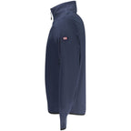 Blue Polyester Men's Sweatshirt