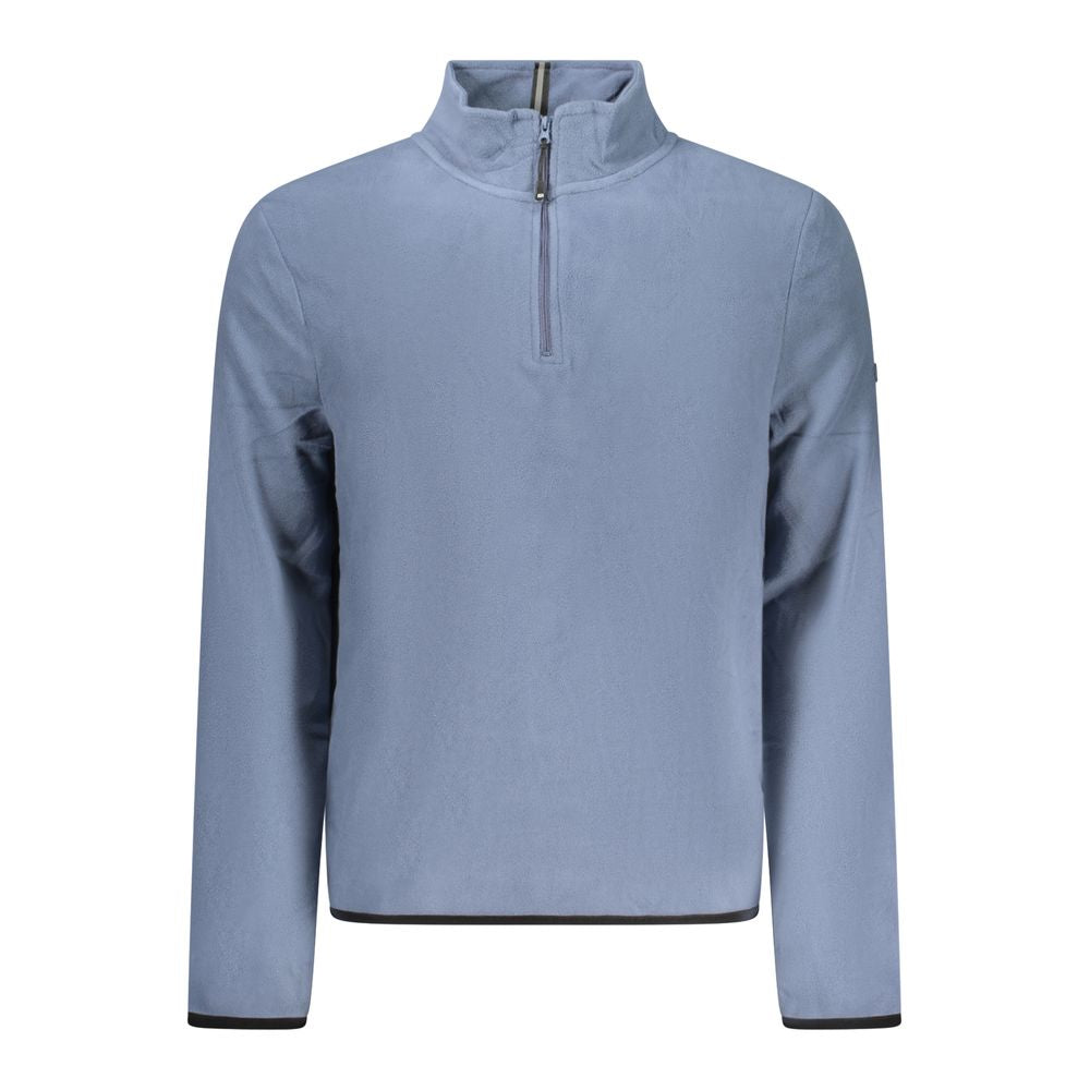 Blaues Herren-Sweatshirt aus Polyester