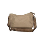 Beige Polyester Women's Shoulder Bag