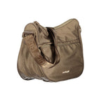 Beige Polyester Women's Shoulder Bag