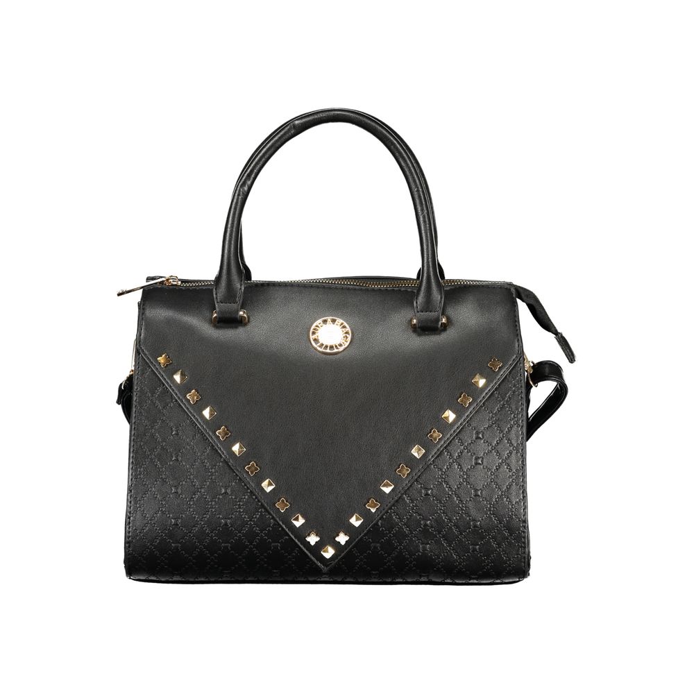 Handtasche für Damen, schwarzes PVC