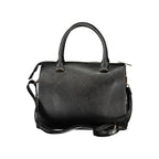 Handtasche für Damen, schwarzes PVC