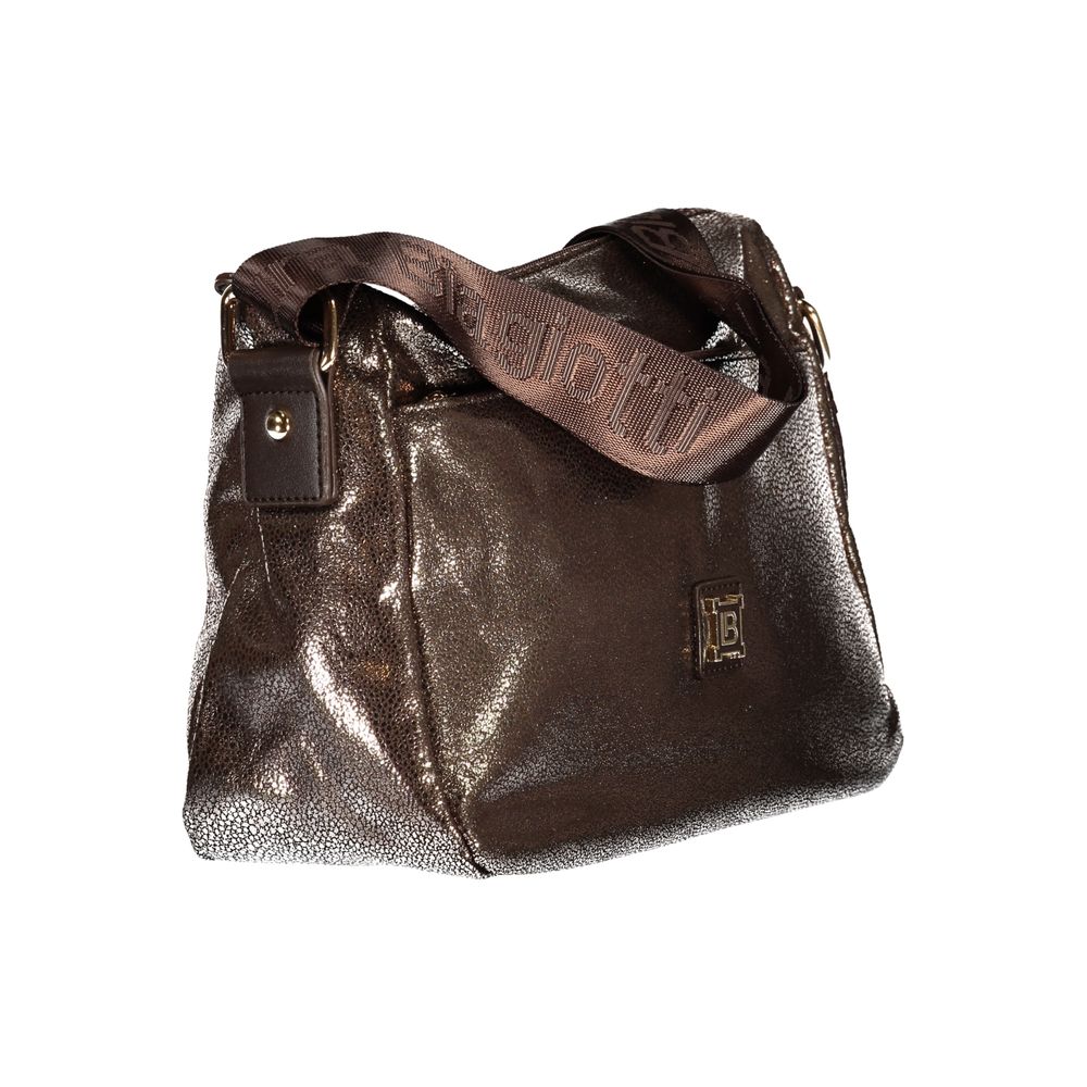 Bronzo Polyester Schultertasche für Damen