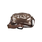 Bronzefarbene Polyester-Damenhandtasche