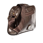 Bronzefarbene Polyester-Damenhandtasche