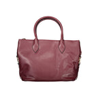 Rote PVC-Damenhandtasche