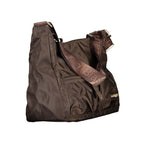 Braune Polyester-Damenhandtasche
