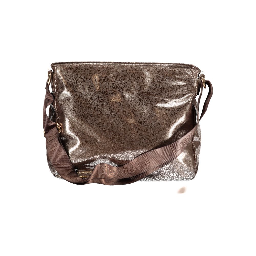 Polyester-Damenhandtasche Bronze