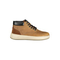 Brauner Leder-Herrenstiefeletten