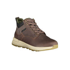 Brown Leather Men Ankle Boot