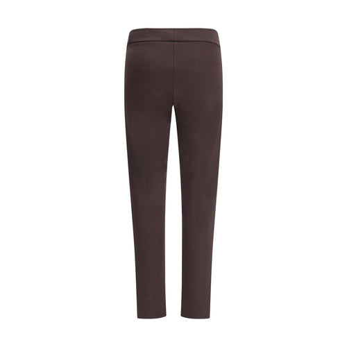 Braune Freizeithose aus Polyamid