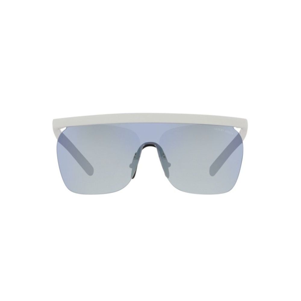 Weiße Acetat-Sonnenbrille