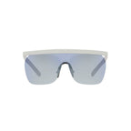 Weiße Acetat-Sonnenbrille