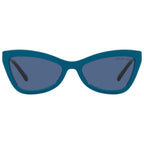 Sonnenbrille aus blauem Kunstharz