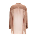 Bordeaux Silk Blouse