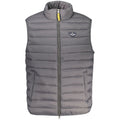 Graue Polyamid-Herrenjacke