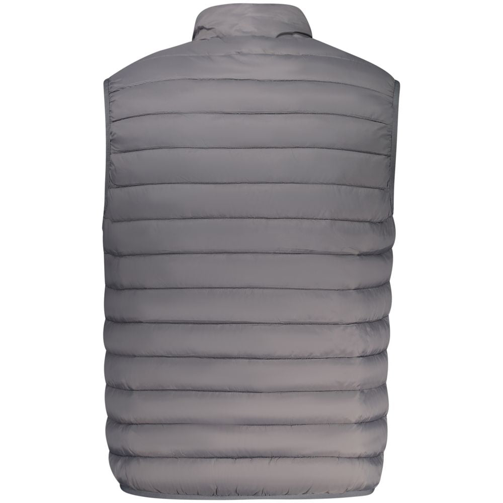 Graue Polyamid-Herrenjacke