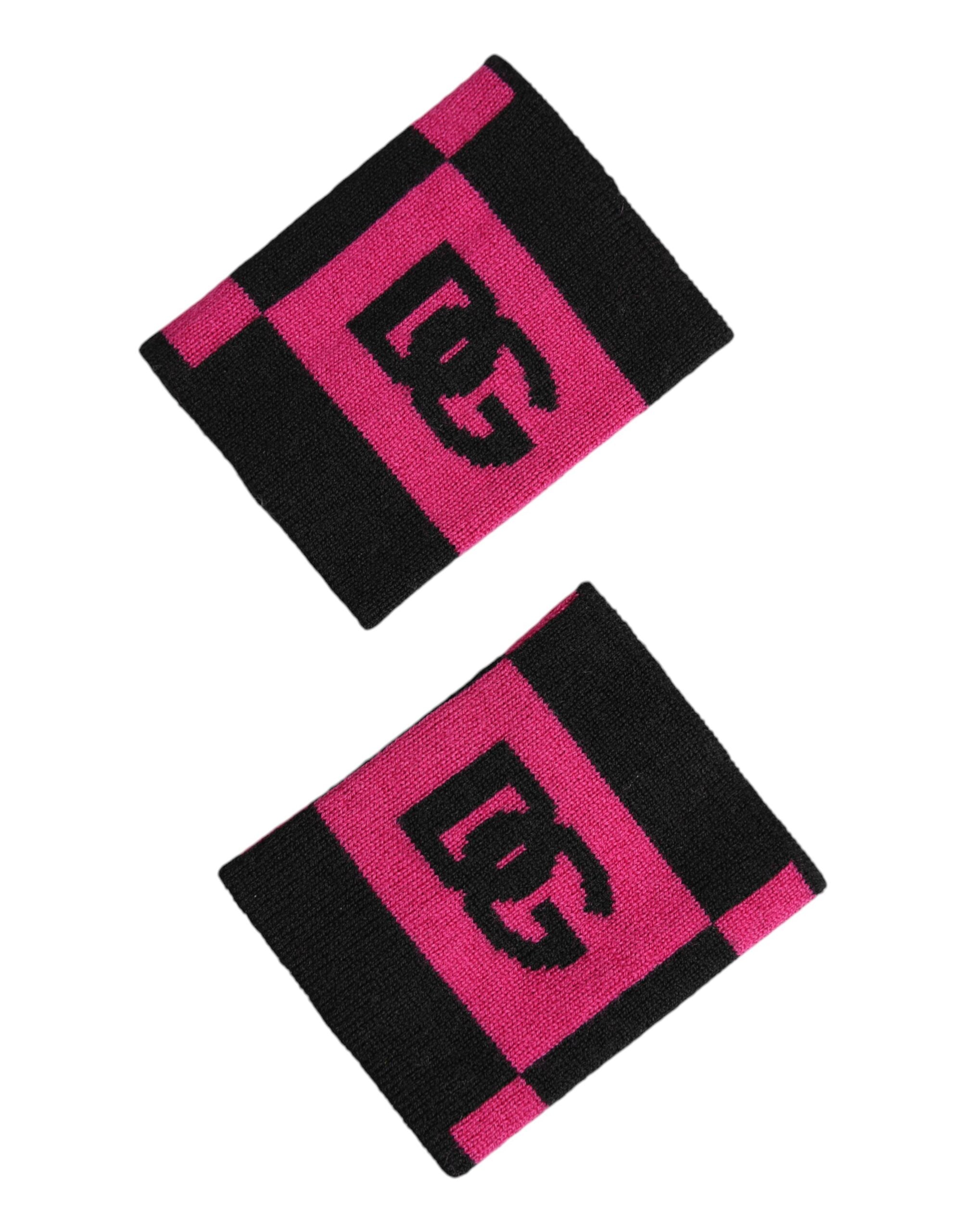Black Pink DG Logo Cashmere 1 Paar Armband