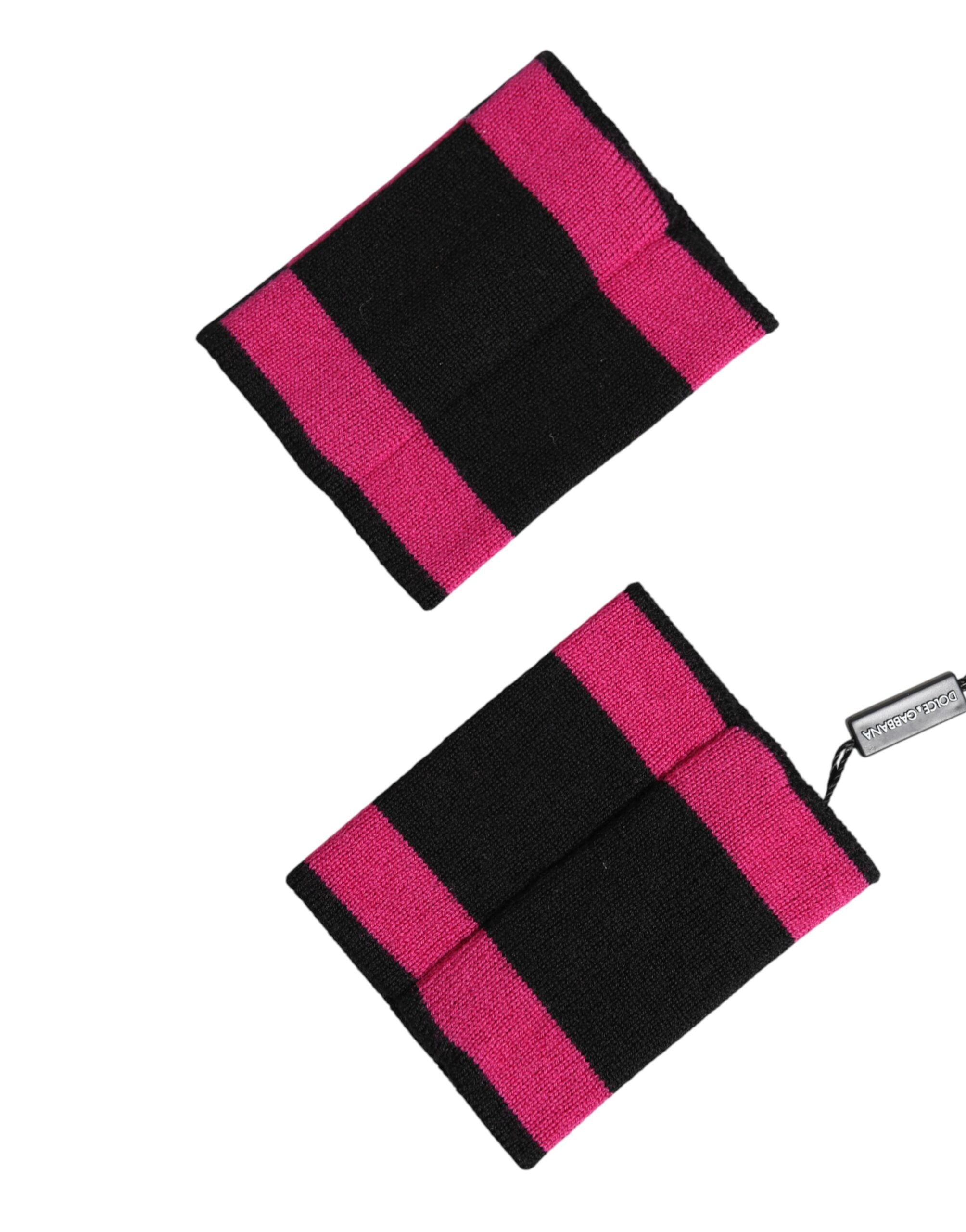Black Pink DG Logo Cashmere 1 Paar Armband
