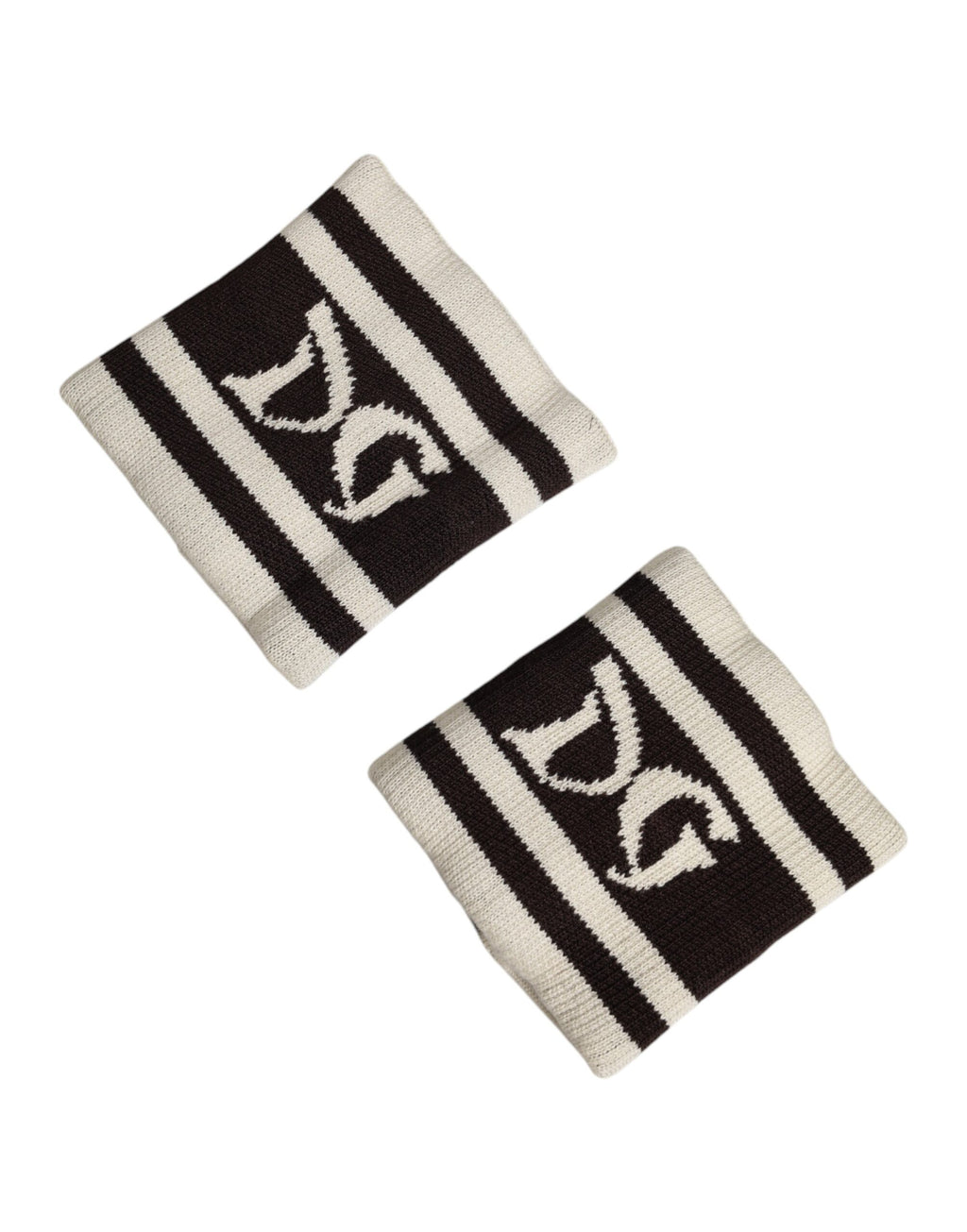 Schwarz Weiß DG Logo Baumwolle 1 Paar Armband