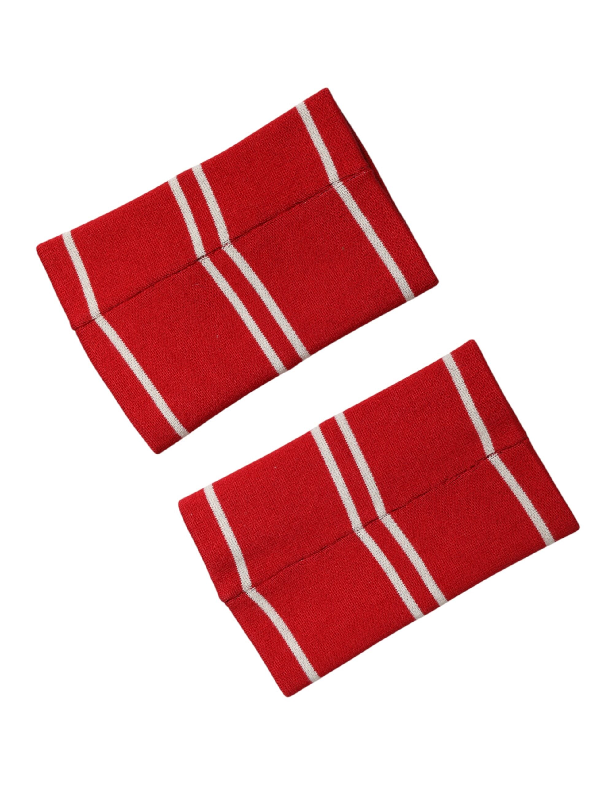 Red White DG Logo Baumwolle 1 Paar Einheitsgröße Schweißband