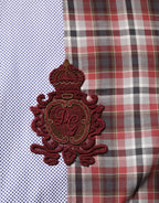 Multicolor Cotton Collared Checkered Shirt
