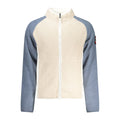 Beige Polyester Men Sweatshirt