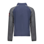 Blue Polyester Men's Sweatshirt