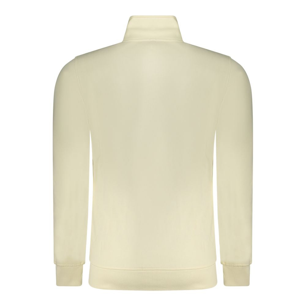 White Cotton Men Sweatshirt