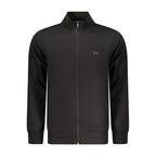 Herren-Sweatshirt aus schwarzer Baumwolle