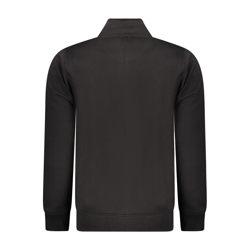 Herren-Sweatshirt aus schwarzer Baumwolle