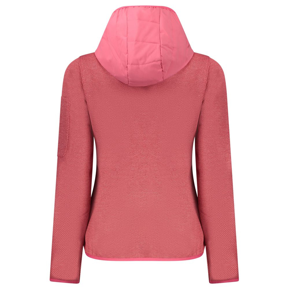 Rosa Polyester Damenjacke