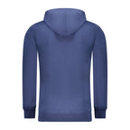 Blue Cotton Men's Hoodie