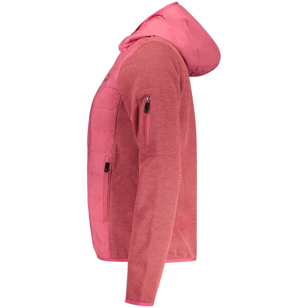 Rosa Polyester Damenjacke